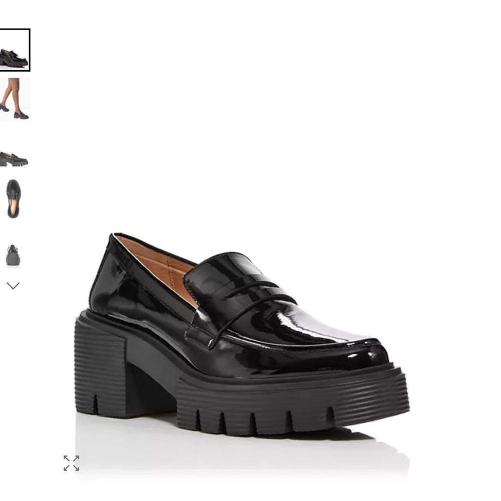 Stuart Weitzman Soho  Leather Casual Penny Loafers .